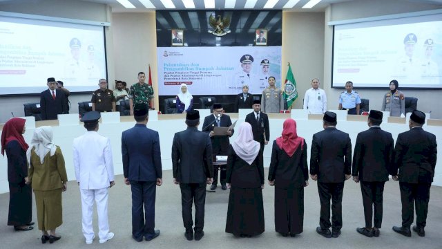 Mutasi Pemkot Makassar, Ini Daftar 46 Pejabat yang Dilantik Wali Kota Munafri